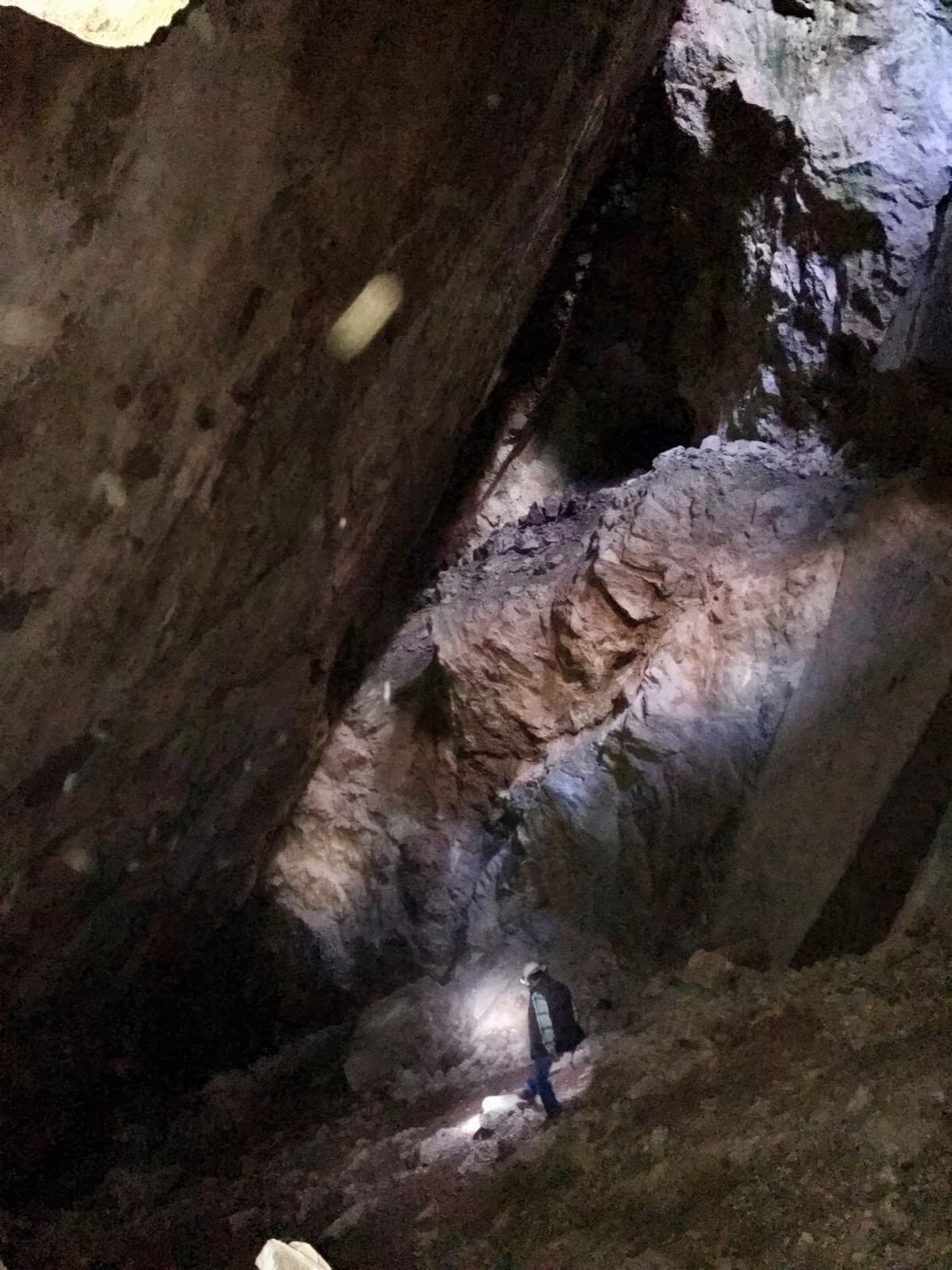 Underground workings at La Dura